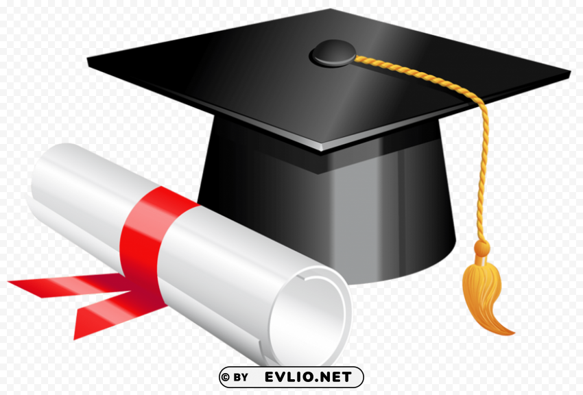 degree cap PNG with no background free download clipart png photo - ba024c20