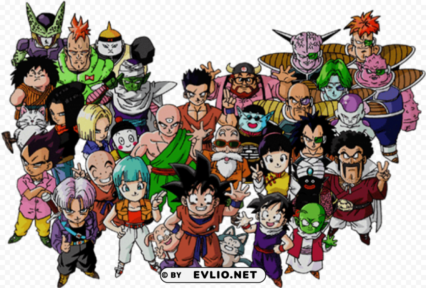 Dragon Ball Z Isolated Character In Clear Background PNG