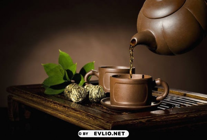 Beautiful Brown Tea PNG Image With Transparent Background Isolation