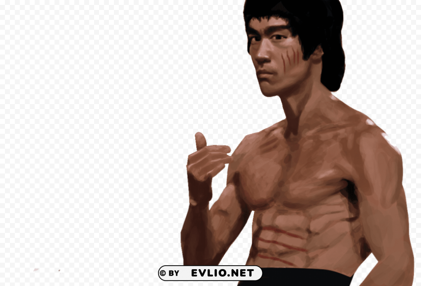bruce lee PNG images with no background necessary