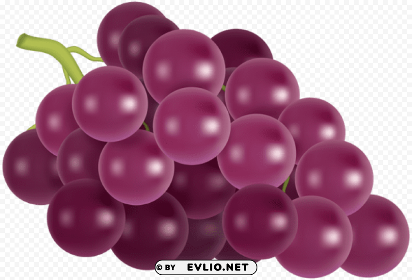 red grape PNG Image with Isolated Artwork