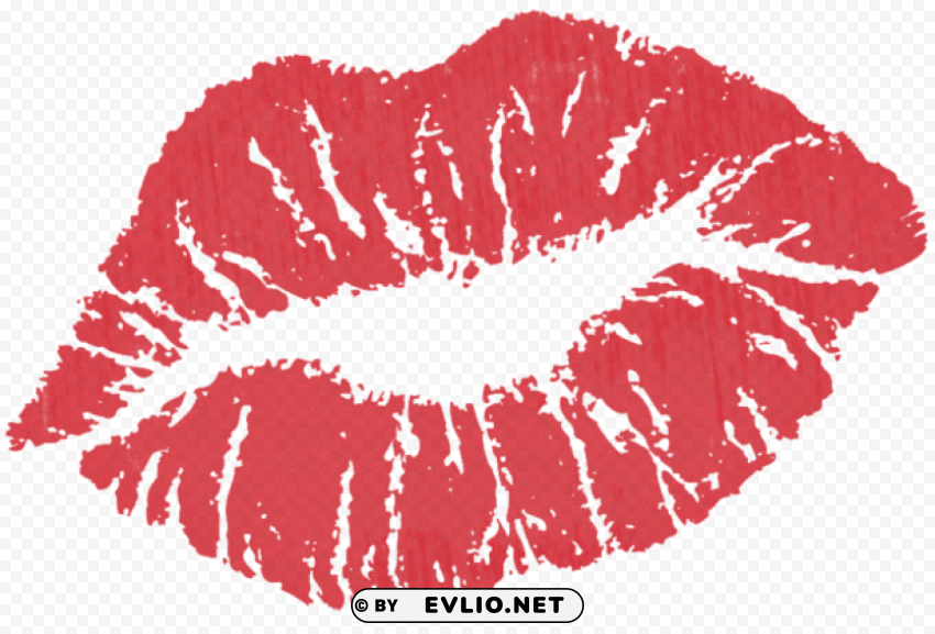 red kiss PNG files with clear background bulk download