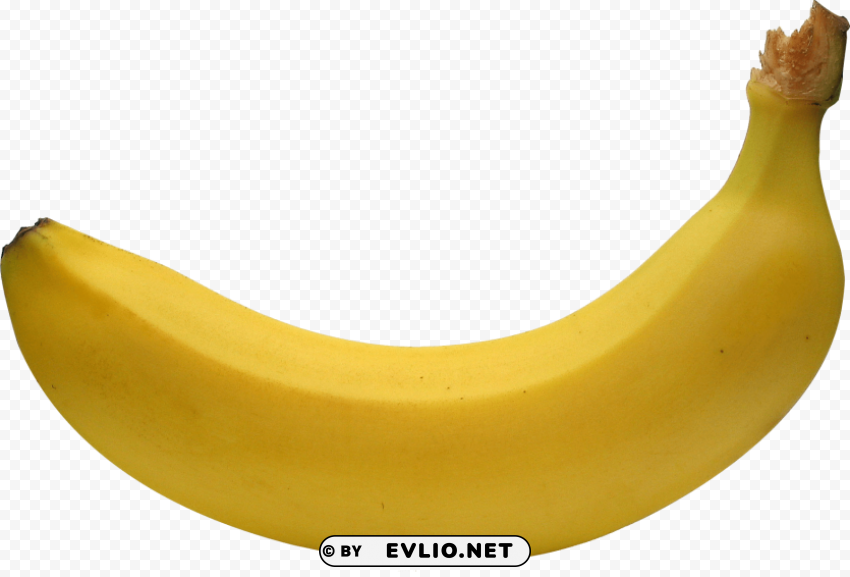 single banana PNG with no bg