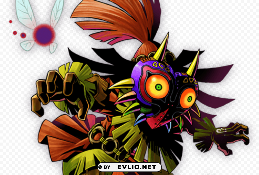 skull kid majora's mask Isolated Graphic on Transparent PNG PNG transparent with Clear Background ID 9d69b28b