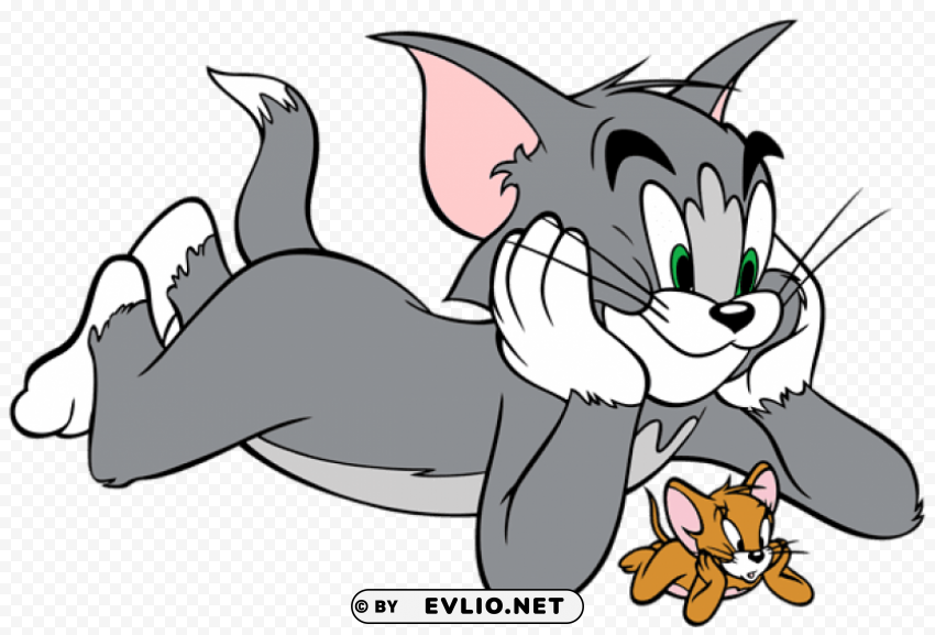 tom and jerry free Isolated Element in Clear Transparent PNG