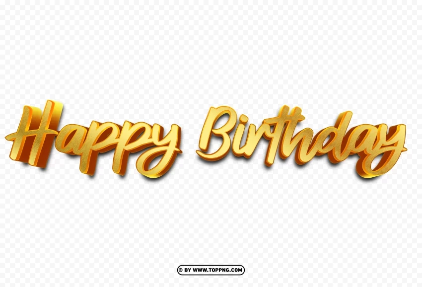 Birthday with Our Stunning Gold Text Image Free PNG images with transparent backgrounds