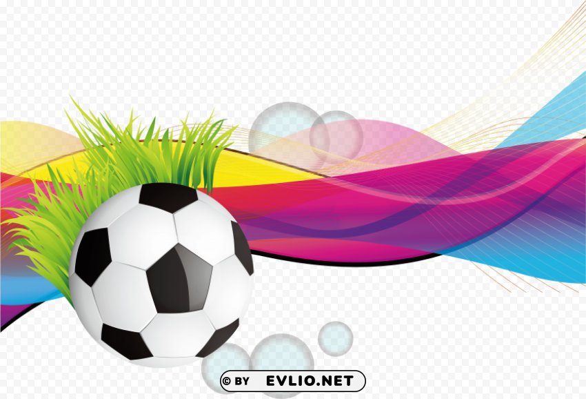 Football Poster Designing Isolated Element On HighQuality PNG