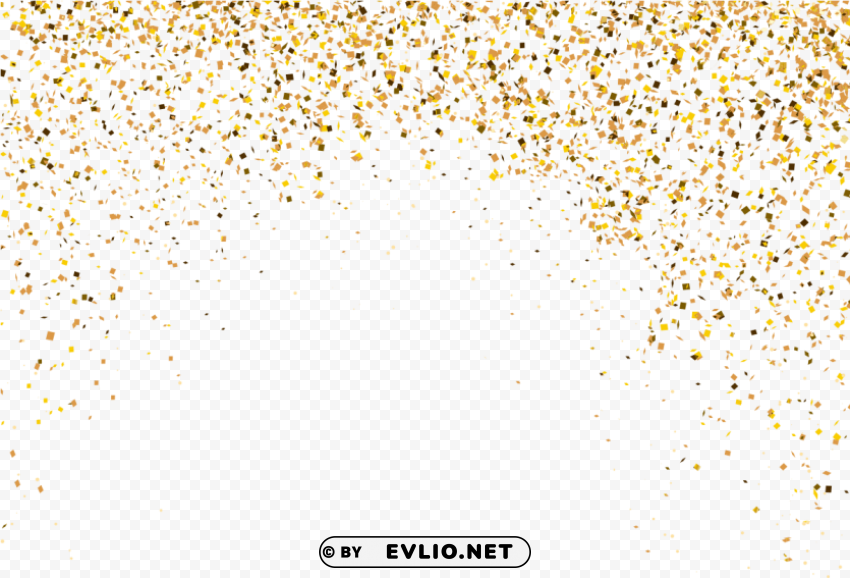 gold particles PNG files with no background bundle