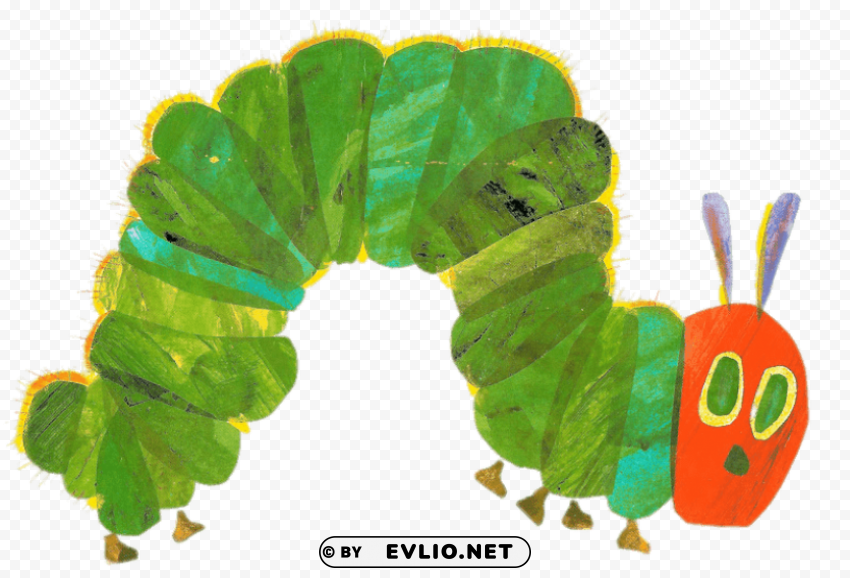 the very hungry caterpillar PNG Isolated Subject on Transparent Background