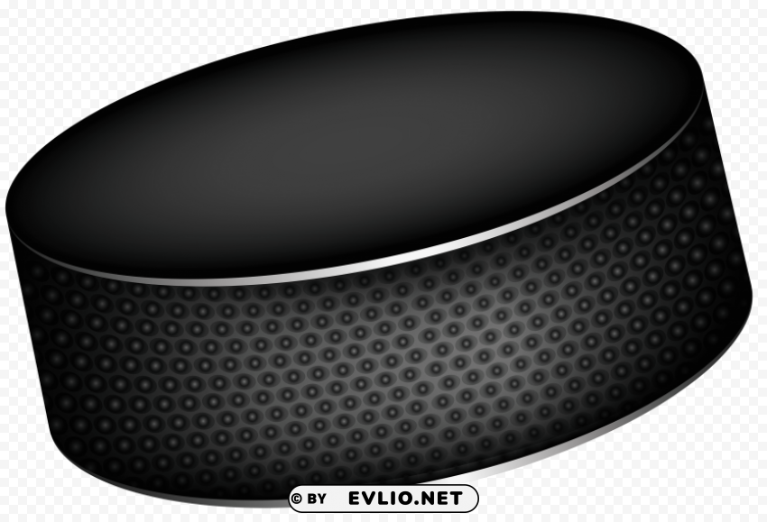 hockey puck Isolated PNG Element with Clear Transparency