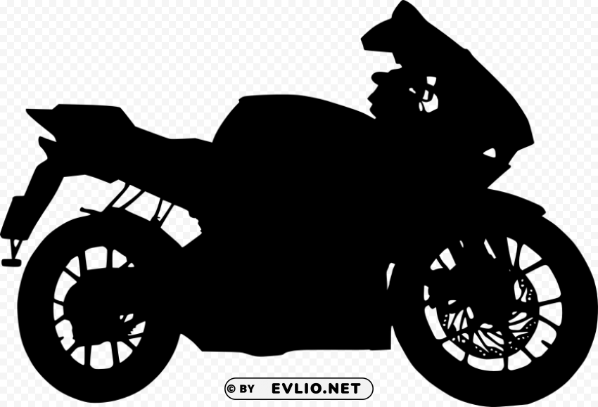motorcycle silhouette Free PNG images with transparent backgrounds