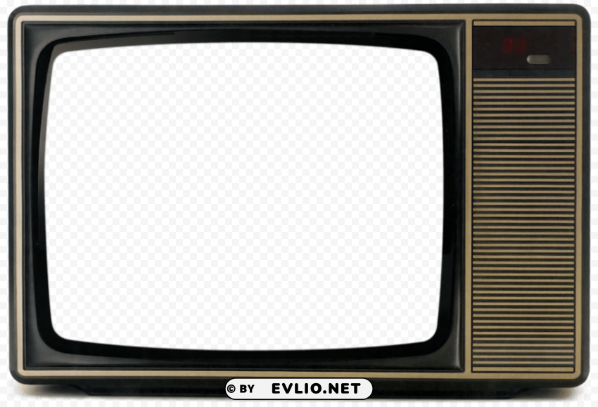 old television Transparent PNG Image Isolation