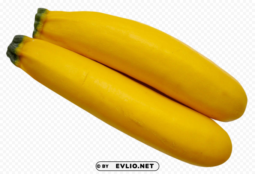 yellow zucchini ClearCut Background PNG Isolated Subject