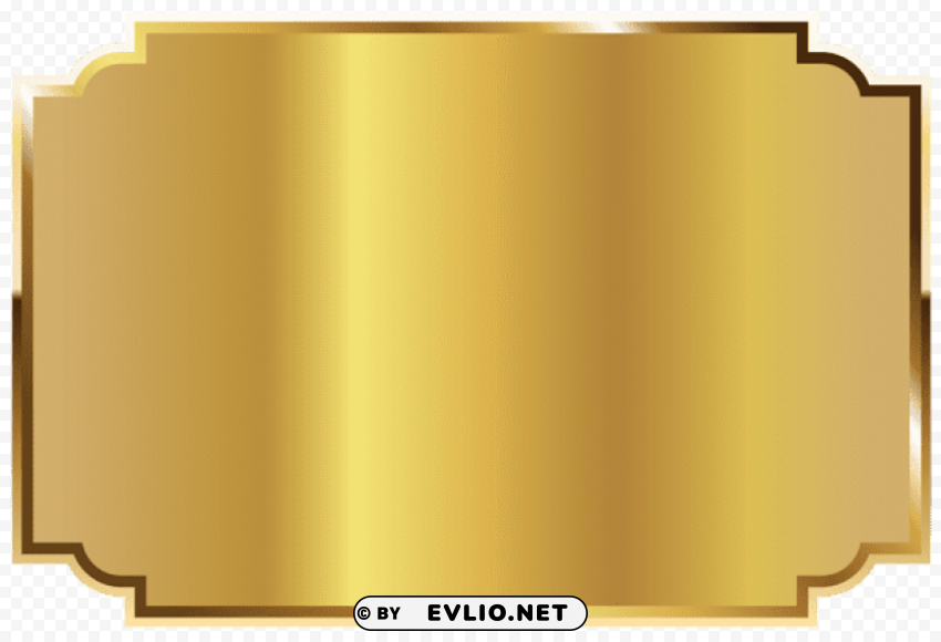 golden label templatepicture PNG with Isolated Transparency