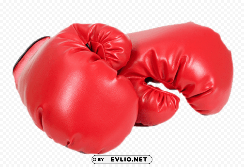 boxing gloves red HD transparent PNG