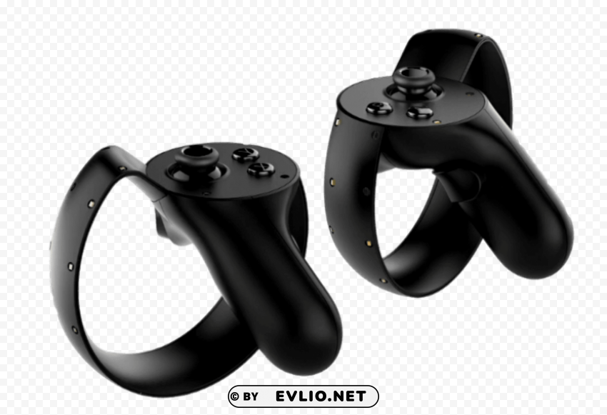 pair of oculus touch controllers PNG Graphic Isolated on Transparent Background