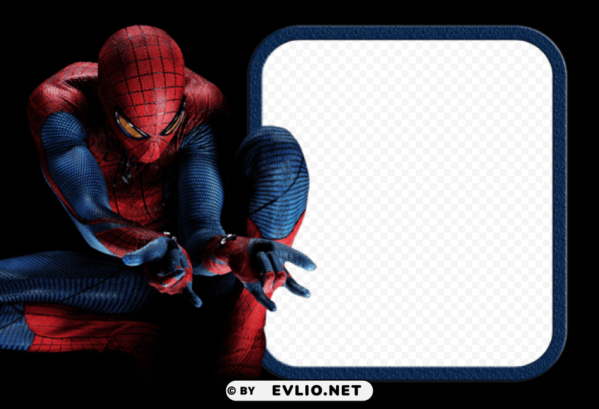 spiderman kids frame transparent PNG graphics with clear alpha channel