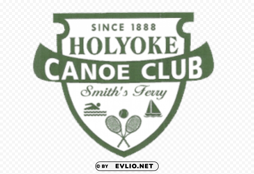 holyoke canoe club logo PNG Image with Isolated Graphic Element