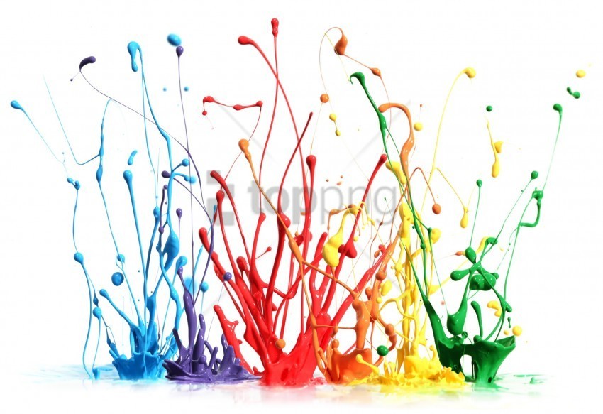 Colorful Paint Splash PNG Images With Alpha Transparency Wide Selection