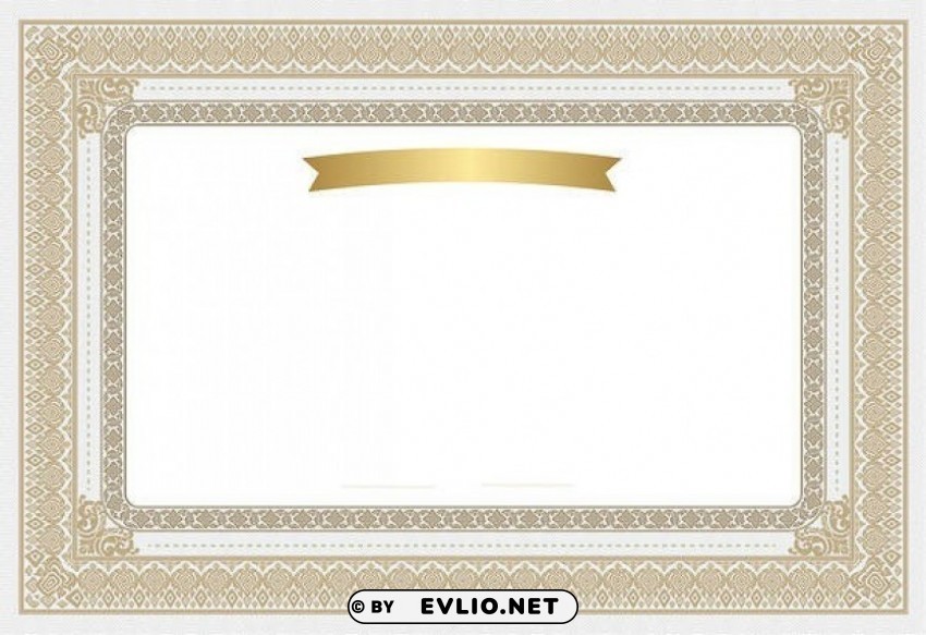 empty certificate Isolated Object on Clear Background PNG clipart png photo - dbf115a6
