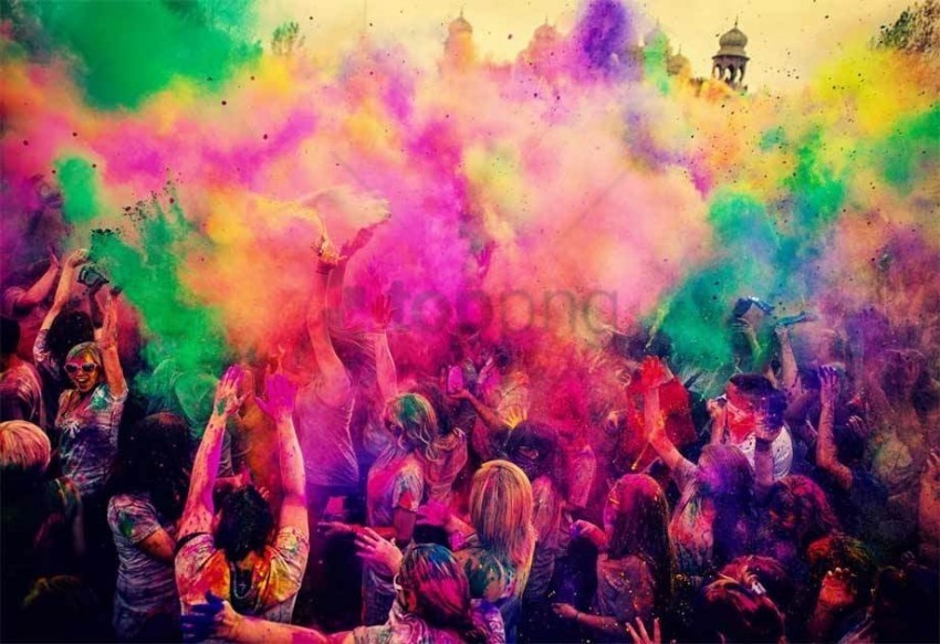 Holi Festival of Colors Alpha PNGs