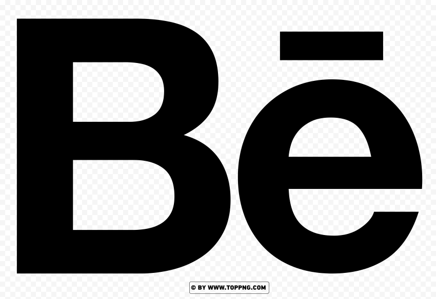 Behance BE Black Logo Icon Symbol HighResolution Transparent PNG Isolated Graphic - Image ID 332a720e