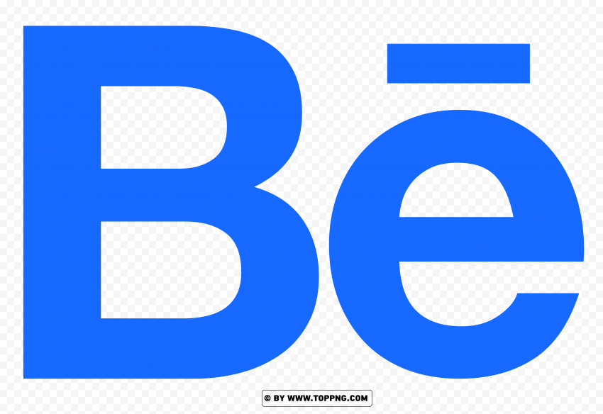 HD Behance BE Blue Logo Icon Symbol HighResolution Transparent PNG Isolated Element