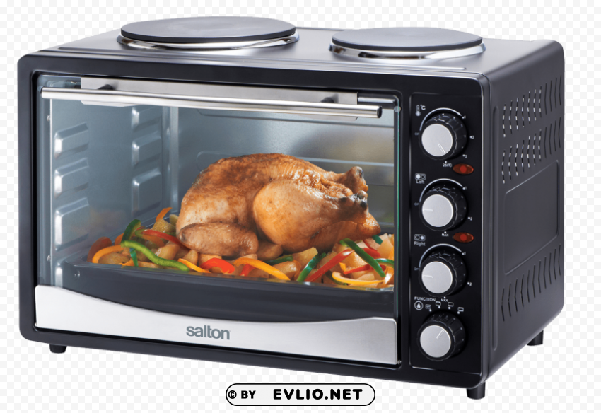 Microwave Toaster Oven PNG Image with Transparent Background Isolation