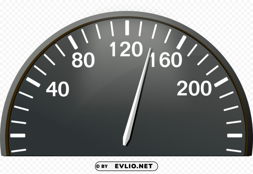 Speedometer HighResolution Isolated PNG Image