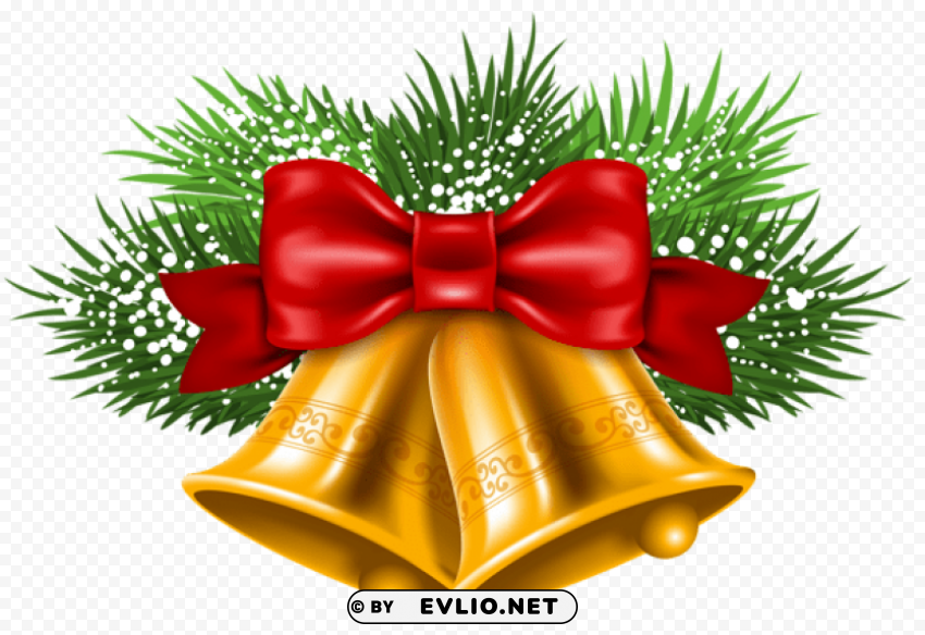 Transparent Christmas Bellspicture HighResolution Isolated PNG Image