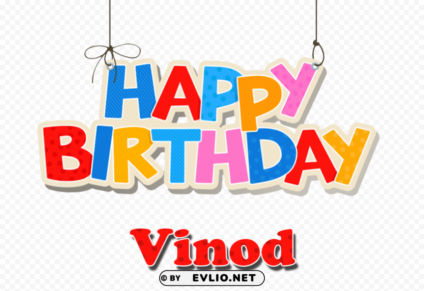 vinod name logo PNG with no background diverse variety