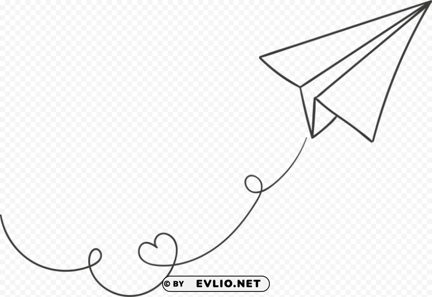 white paper plane PNG images with cutout