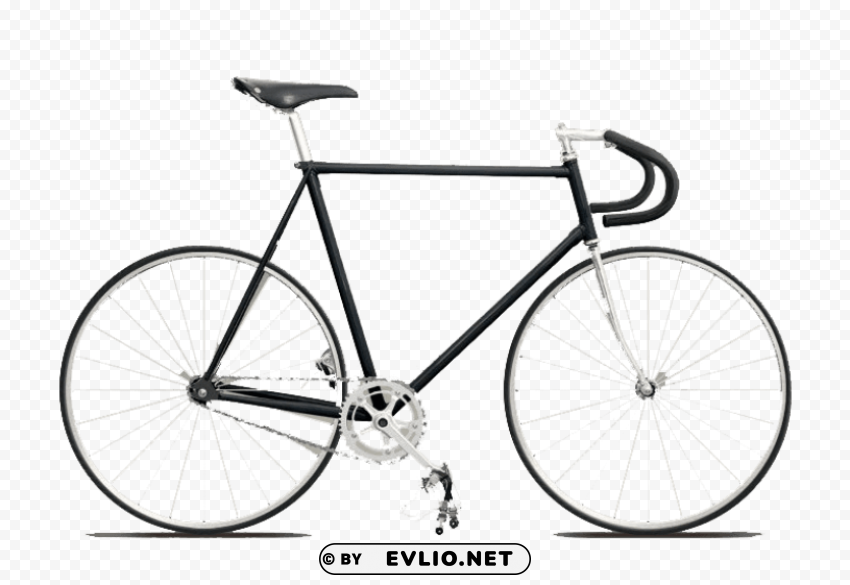 hipster fixie bike PNG with cutout background