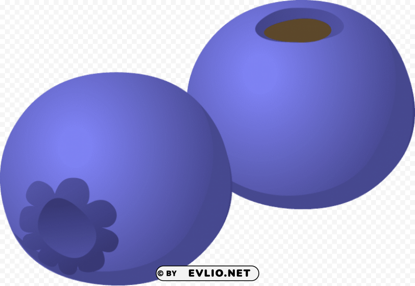 blueberries Transparent Cutout PNG Graphic Isolation