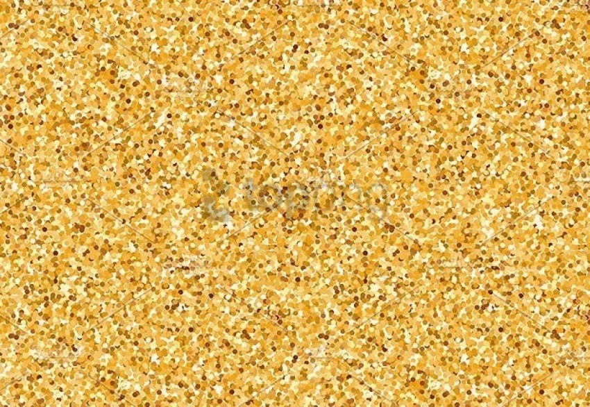 Gold Glitter Texture Isolated Element On Transparent PNG