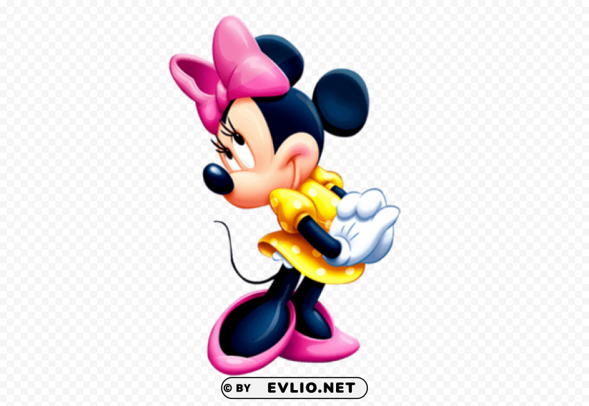 pink minie mouse HighQuality PNG Isolated Illustration clipart png photo - 8491f9fb