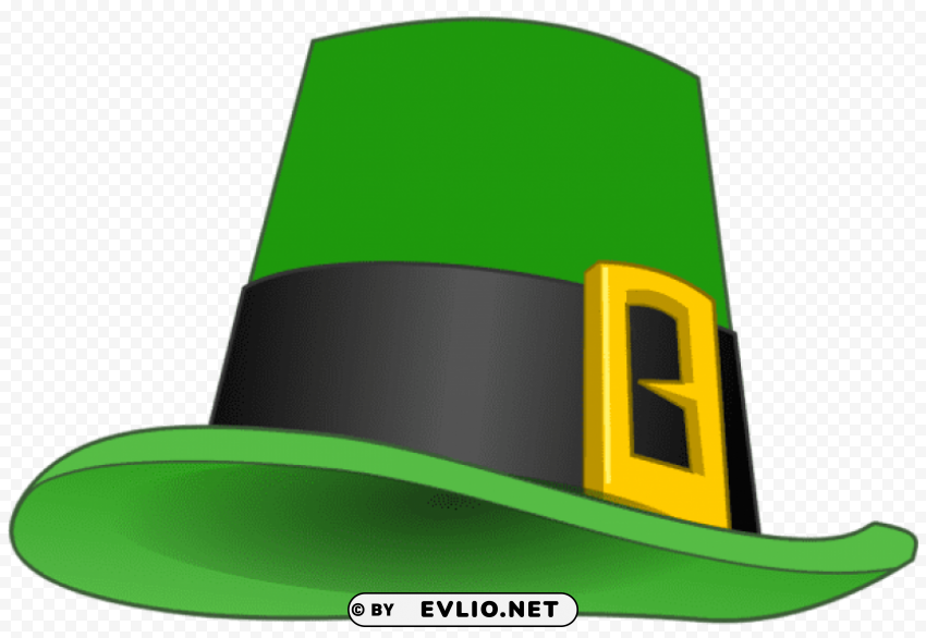 st patrick leprechaun hatpicture Isolated Character in Clear Background PNG