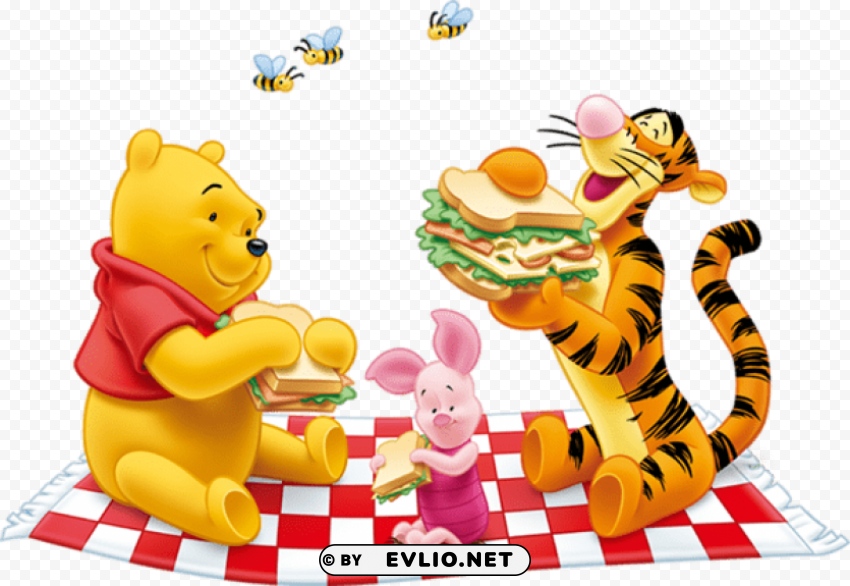 Winnie The Pooh And Tiger Clear PNG Pictures Comprehensive Bundle