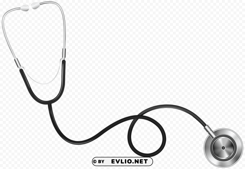 stethoscope Isolated Character with Transparent Background PNG