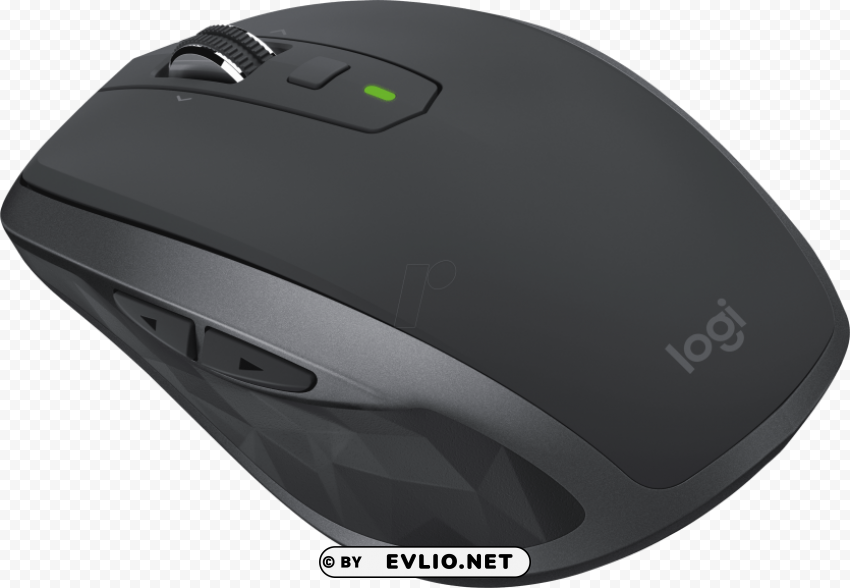 logitech mx anywhere 2s wireless mouse black Transparent PNG Isolated Item with Detail