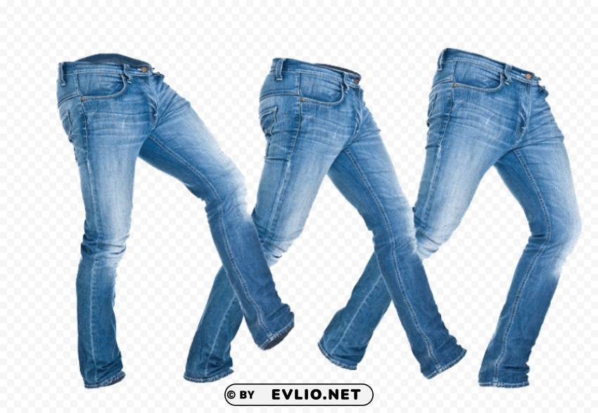 men's bluejeans PNG Image Isolated with Transparent Clarity