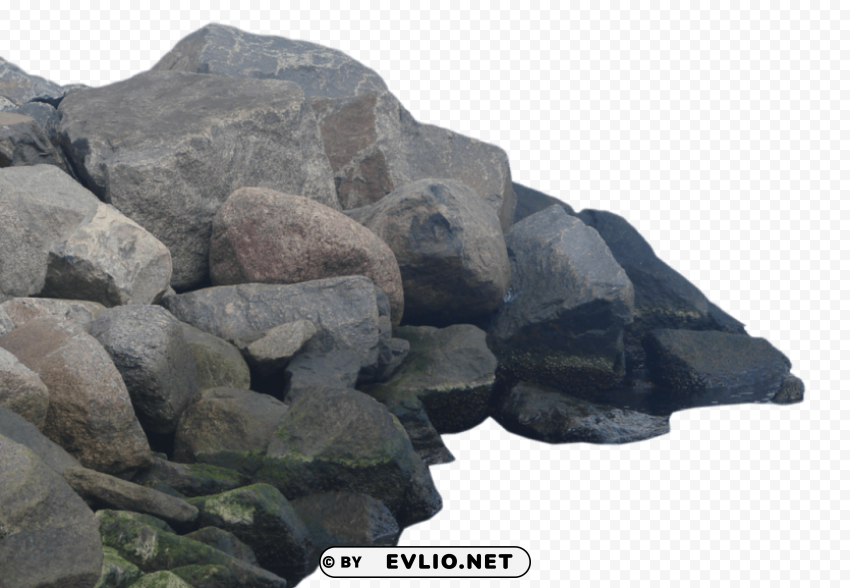rock PNG Graphic with Transparent Background Isolation