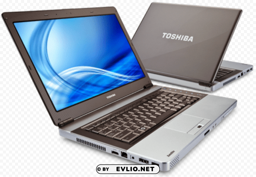 toshiba laptop image Isolated Graphic on Clear Transparent PNG