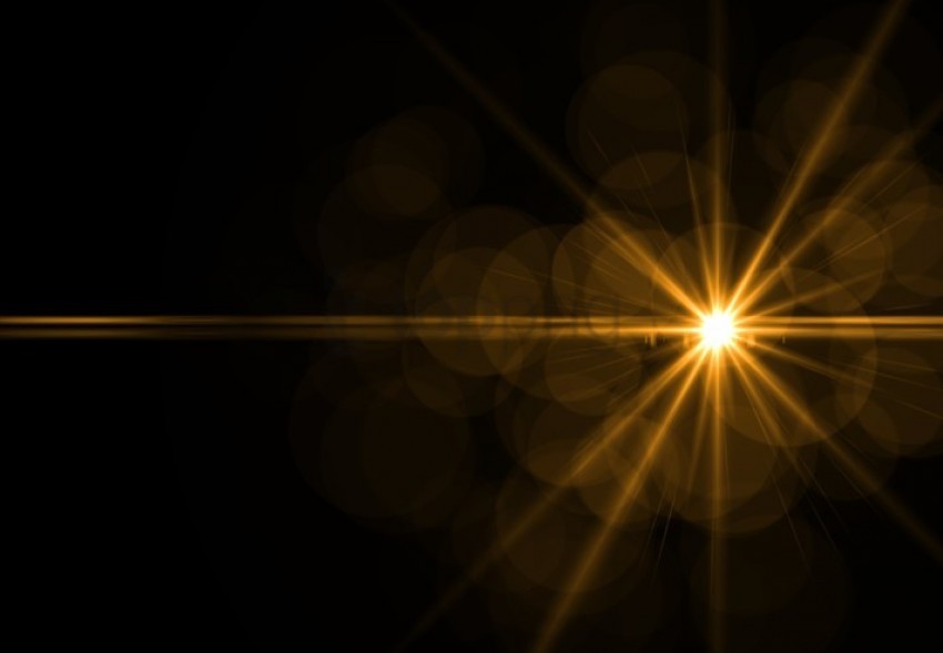 abstract orange lens flare PNG download free