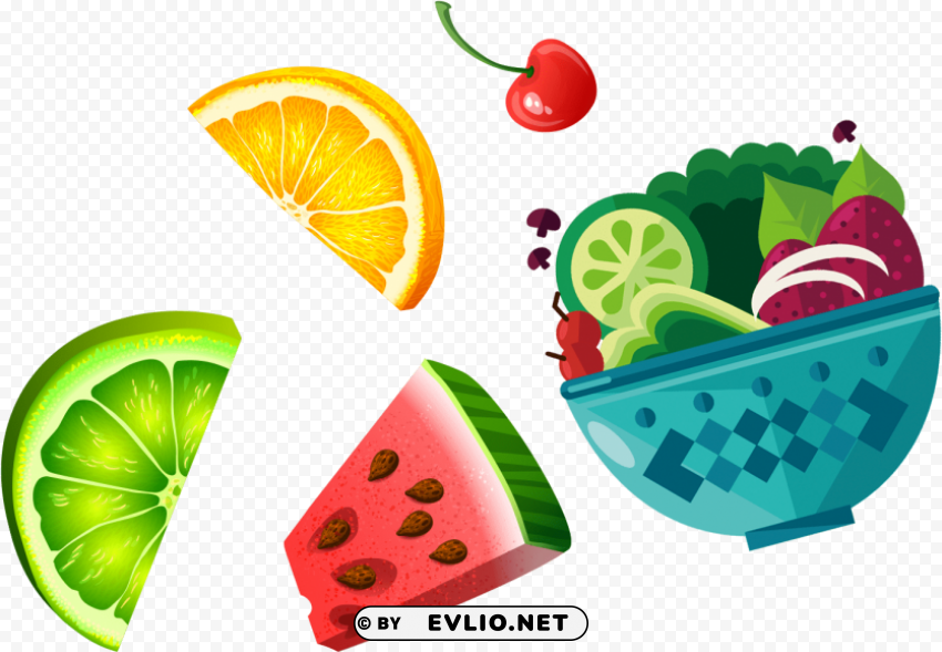 fruit cartoon Clear PNG pictures bundle