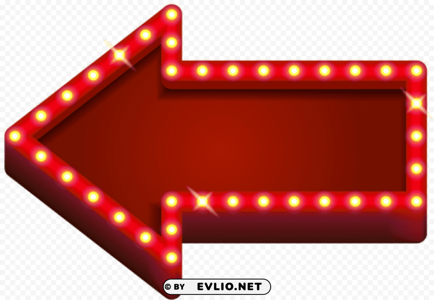 Red Neon Arrow PNG Graphics For Free