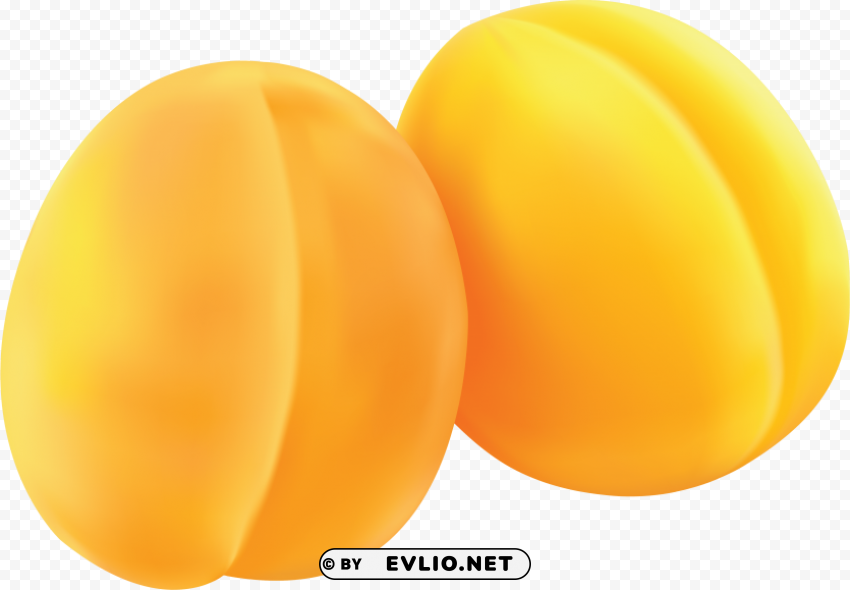 apricot Transparent PNG Artwork with Isolated Subject