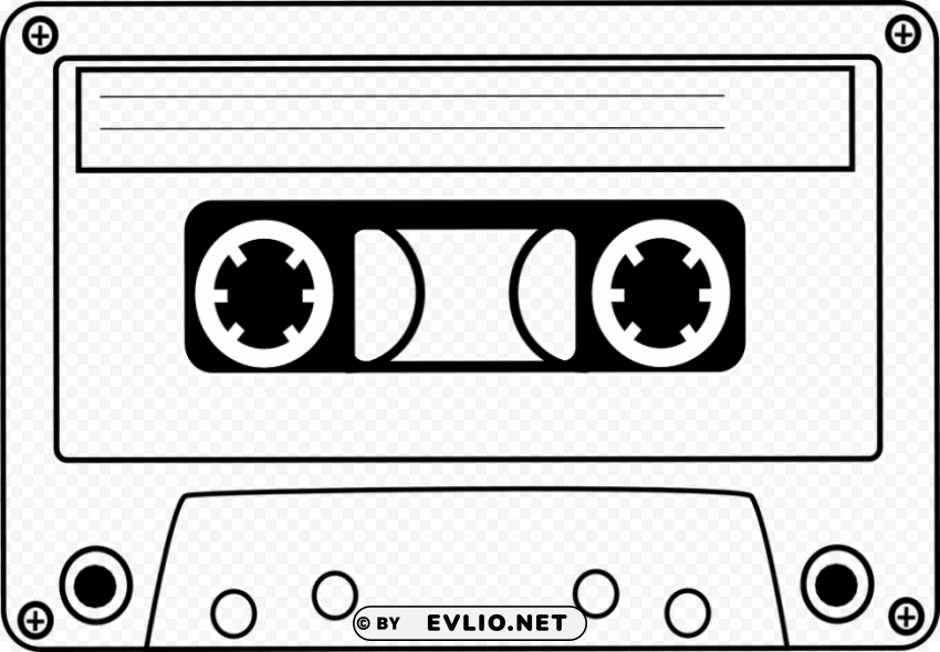 Audio Cassette Transparent PNG Graphics Library