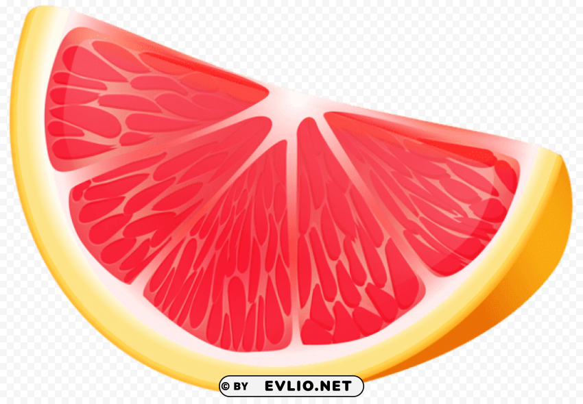 red orange slice PNG images with transparent layer