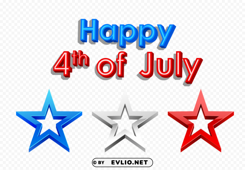 happy 4th of july Transparent PNG picture